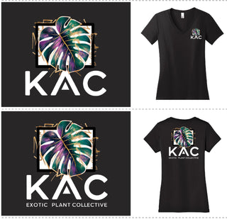 KAC - S  -  Women's V-Neck Tee